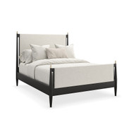 Caracole Rhythm Queen Bed - Black Stained Ash