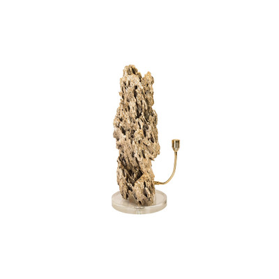 Phillips Collection Stalagmite Lamp Polished Brass - MD - Glass Base - Assorted Size and Shape