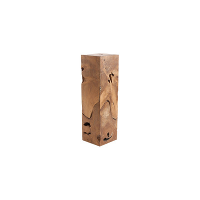 Phillips Collection Teak Slice Pedestal - Square - LG