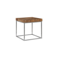 Phillips Collection Teak Puzzle Side Table