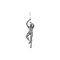 Phillips Collection Climbing Sculpture w - Rope - Black - Silver - Aluminum