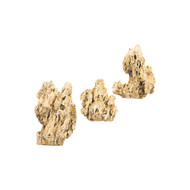 Phillips Collection Stalagmite Wall Art Plated Brass - Set of 3 - Assorted Size and Shape