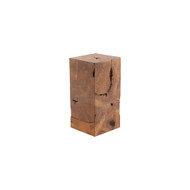 Phillips Collection Teak Slice Pedestal - Square - SM