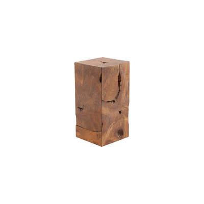 Phillips Collection Teak Slice Pedestal - Square - SM