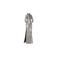 Phillips Collection Dress Sculpture - Long Sleeves - Black - Silver - Aluminum