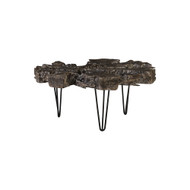 Phillips Collection Flux Coffee Table - Black Wash Finish