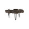 Phillips Collection Flux Coffee Table - Black Wash Finish