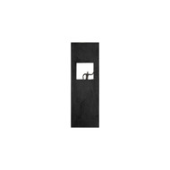 Phillips Collection Atlas Wall Decor - Rectangle - Black - Waving