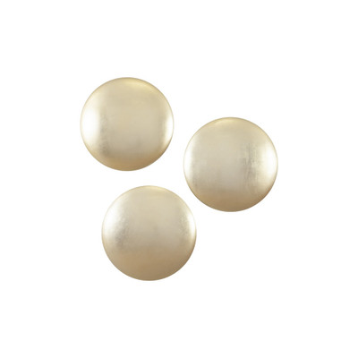 Phillips Collection Orb Wall Tiles - Set of 3 - Gold Leaf