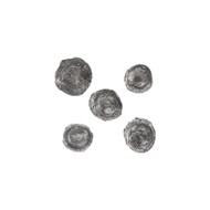 Phillips Collection Splash Wall Bowls - Silver Leaf - Set of 5