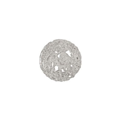 Phillips Collection Molten Wall Disc - Small - Silver Leaf
