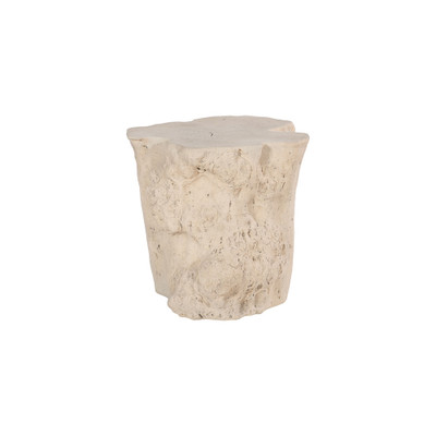 Phillips Collection Log Side Table - Roman Stone