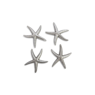 Phillips Collection Starfish - Silver Leaf - Set of 4 - SM