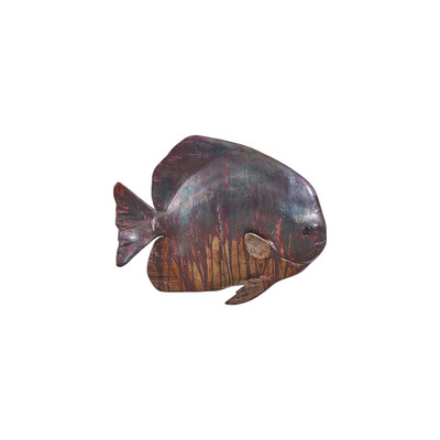Phillips Collection Australian Bat Fish Wall Sculpture - Resin - Copper Patina Finish