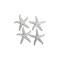 Phillips Collection Starfish - Silver Leaf - Set of 4 - LG