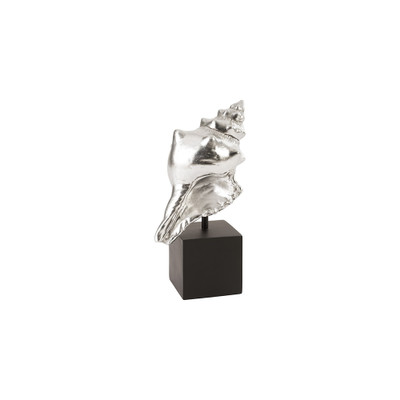 Phillips Collection Conch Table Sculpture - Silver Leaf
