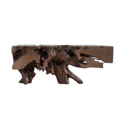 Phillips Collection Freeform Console Table - Polished Bronze