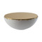 Phillips Collection Broken Egg Coffee Table - White and Gold Leaf