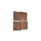 Phillips Collection Cast Square Oil Drum Wall Tiles - Resin - Rust Finish - Set of 4