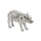 Phillips Collection Standing Piglet - Silver Leaf