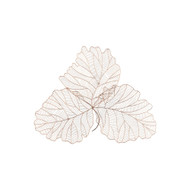 Phillips Collection Tri Leaf Wall Art - Large - Metal - Copper - Black