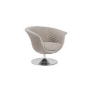 Phillips Collection Autumn Swivel Chair - Vintage Gray Taupe