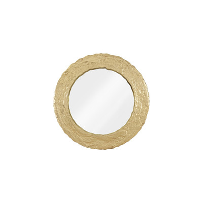 Phillips Collection Molten Mirror - Round - Gold Leaf