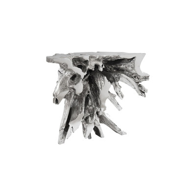 Phillips Collection Luxe Freeform Console Table - Silver Leaf