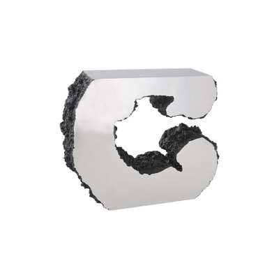 Phillips Collection Lava Console Table - Stainless Steel