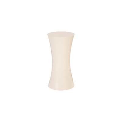 Phillips Collection Ave Pedestal - Gel Coat White