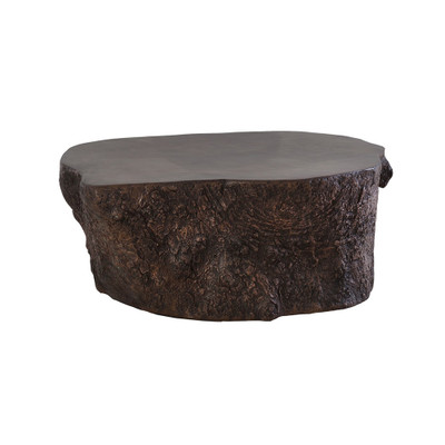 Phillips Collection Bark Coffee Table - Bronze