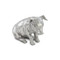 Phillips Collection Sitting Piglet - Silver Leaf