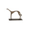 Phillips Collection Greyhound on Black Metal Base - Resin - Bronze Finish