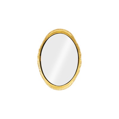 Phillips Collection Broken Egg Mirror - White and Gold Leaf