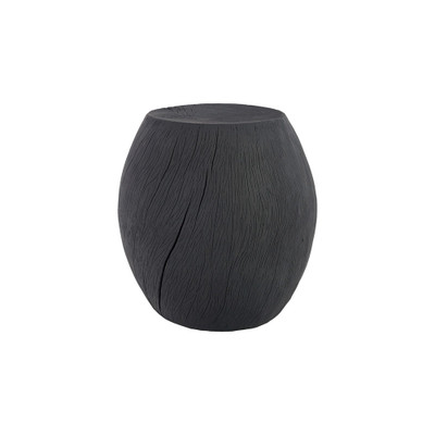 Phillips Collection Drum Stool - Resin - Charred