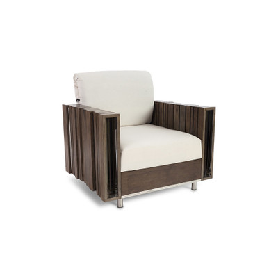 Phillips Collection Barcode Club Chair - White Cushion