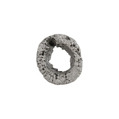 Phillips Collection Cast Eroded Wood Circle Wall Tile - Medium