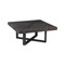 Phillips Collection Chainsaw Coffee Table - Square - Black Iron Cross Base - Black - Copper