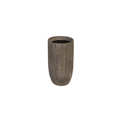 Phillips Collection Fluted Planter - Small - Gray