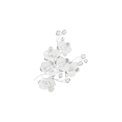 Phillips Collection Orchid Sprig Wall Art - Medium - Metal - White