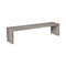 Phillips Collection Waterfall Bench - Gray Stone