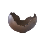 Phillips Collection Burled Bowl - Resin - Bronze Finish