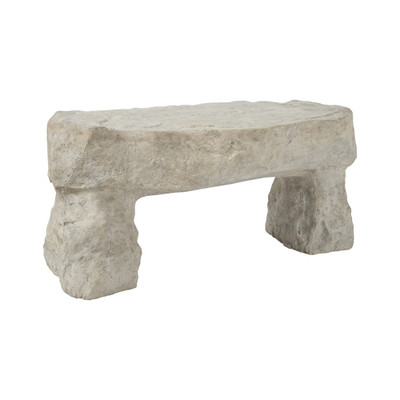 Phillips Collection Cast Stone Bench - Roman Stone