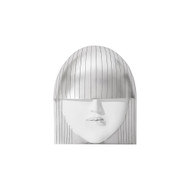 Phillips Collection Fashion Faces Wall Art - Large - Pout - White and Silver Leaf