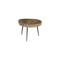 Phillips Collection Crosscut Coffee Table - Gray Stone - Forged Legs