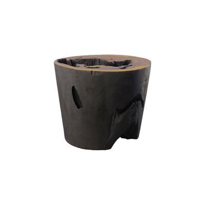 Phillips Collection Chamcha Wood Side Table - Burnt Edge