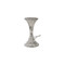 Phillips Collection Marley Bar Stool - Gray Stone Finish - Stainless Steel Foot Rest