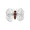 Phillips Collection Wire Wing Butterfly - LG