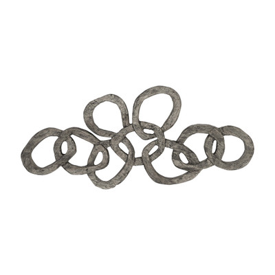 Phillips Collection Chain Wall art - Chamcha Wood - Gray Stone Finish
