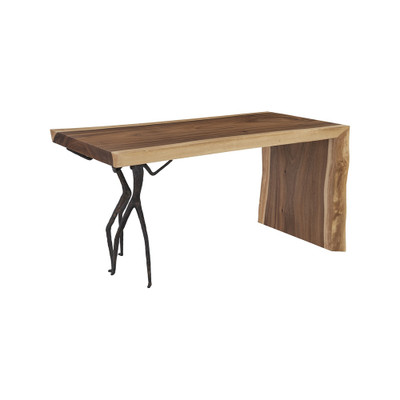Phillips Collection Atlas Desk - Natural - Waterfall Leg
